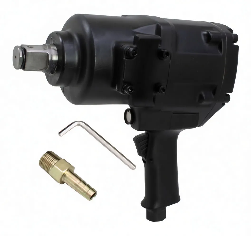 1-Inch Drive Air Impact Wrench with Pin Clutch, 2400 ft-lbs Torque