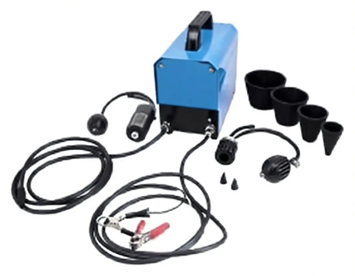 Close-up of detector showing gauge, handle and ASTA A-SLD501 labeling