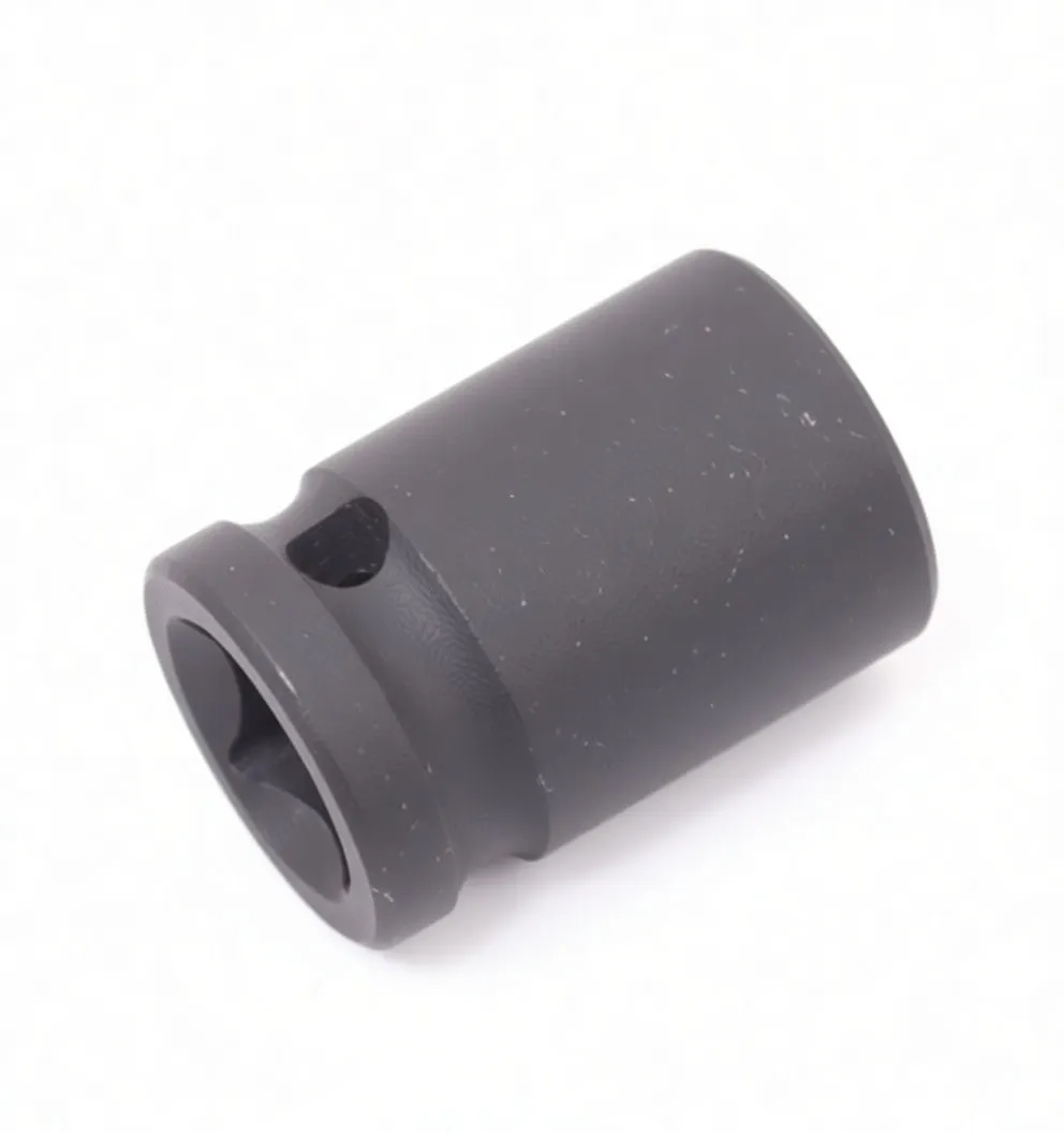 Full view of 15mm ASTA impact socket showing 12-point interior, side pin hole and '15mm' marking