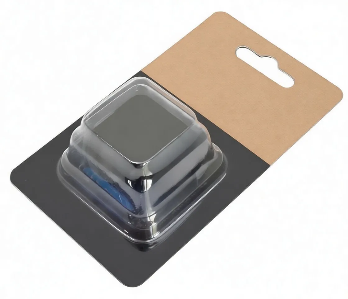 Angled view of two black molded drain-plug sockets with flange and ASTA markings