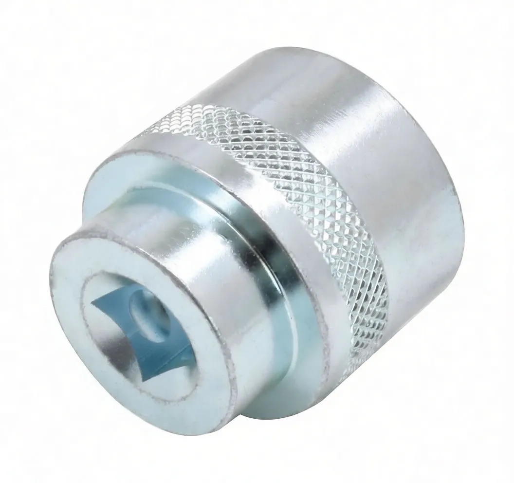 Top view into socket showing internal flats, ASTA logo and part number A-MC4051 with knurled band