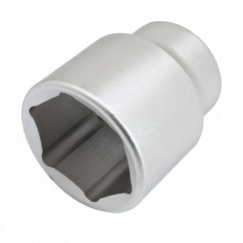 Angled view of ASTA six-point socket showing interior hex profile