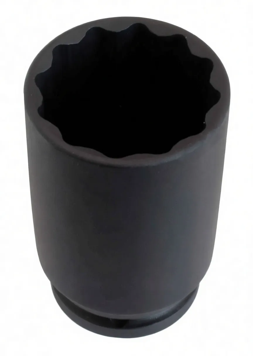 Top view of a black 36mm socket showing 12-point internal profile and '36mm' marking