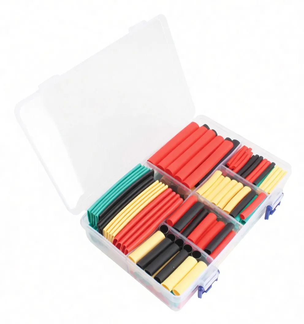 328-Piece Heat Shrink Tube Assortment Set with Storage Box