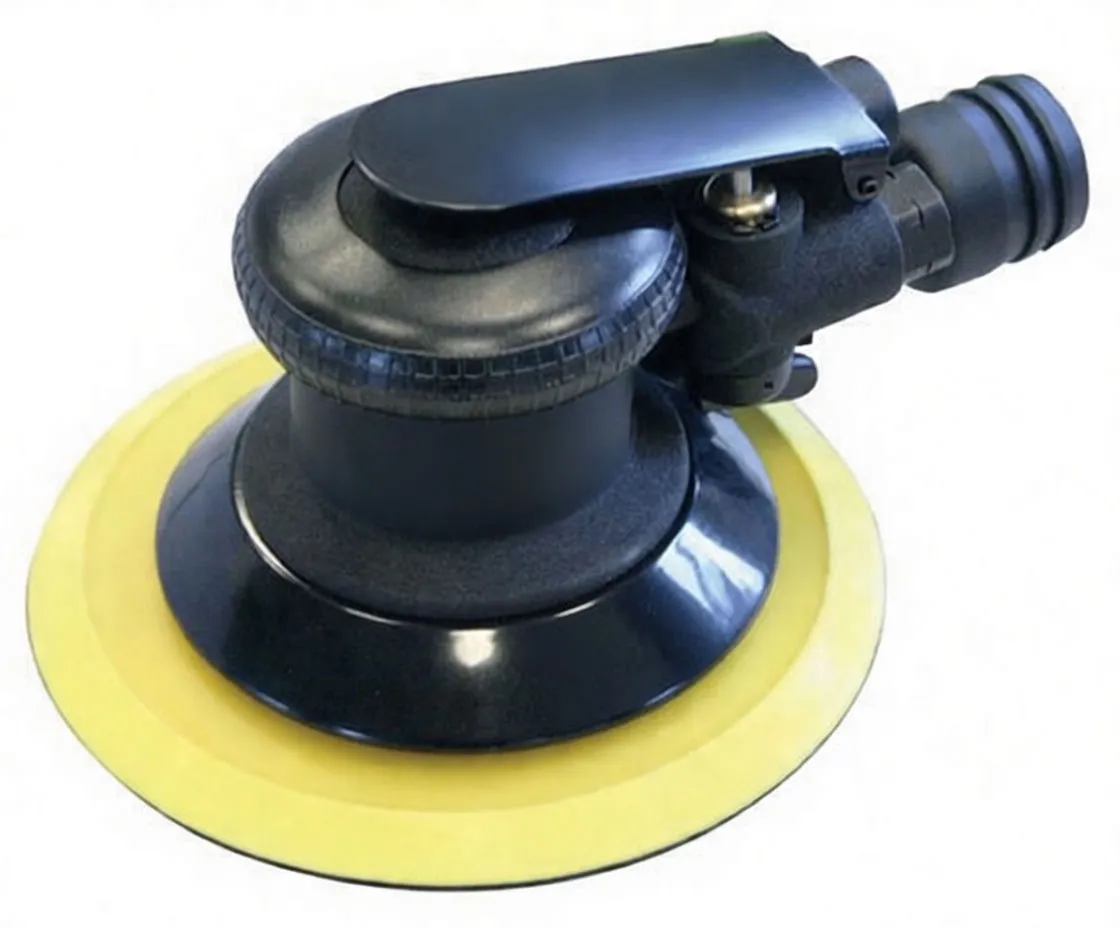 6-Inch Air Palm Sander, Orbital Pad, Low Vibration, Composite Housing