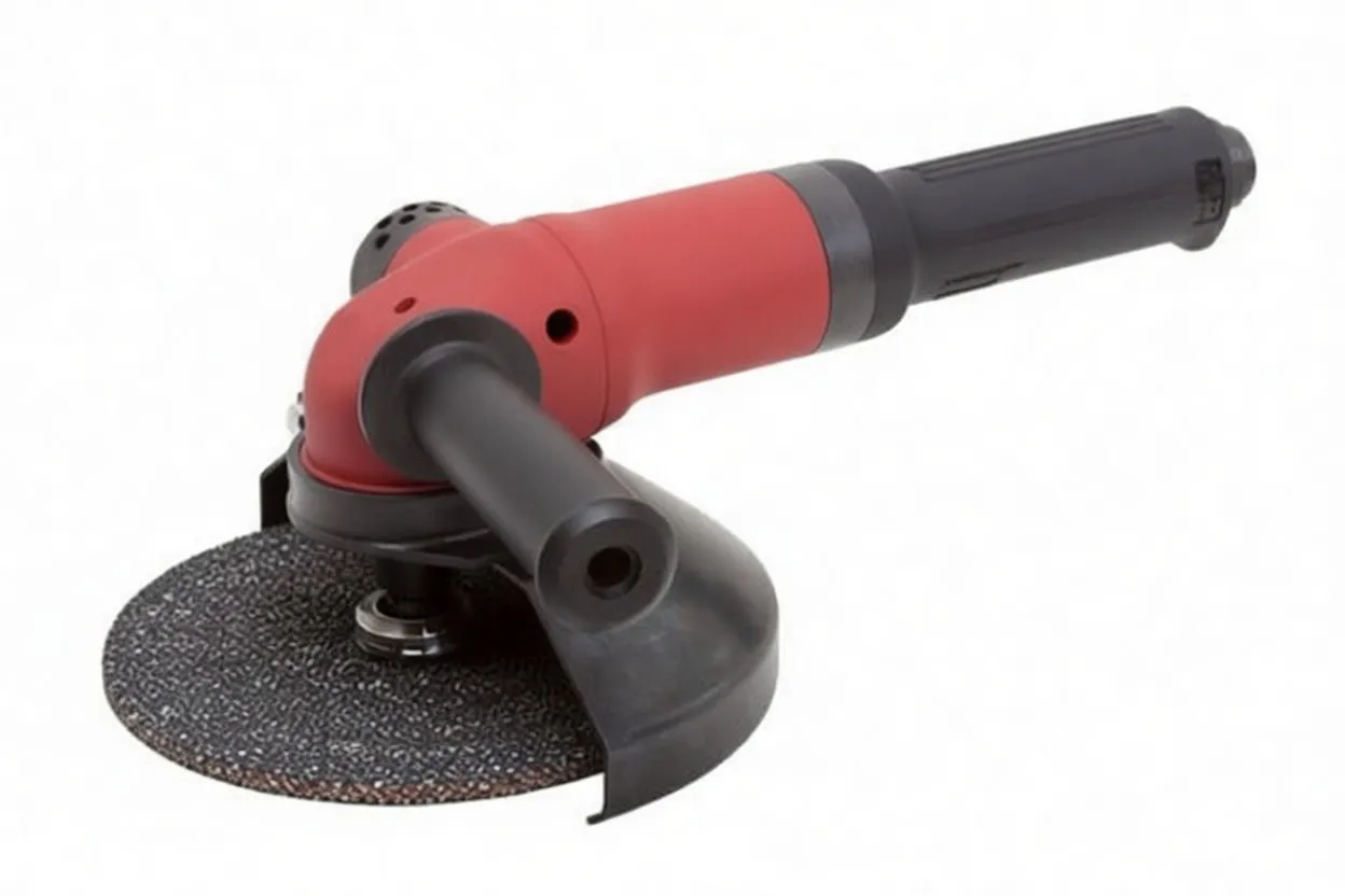 7-Inch Pneumatic Angle Disc Grinder, 1000W, 7,600 RPM