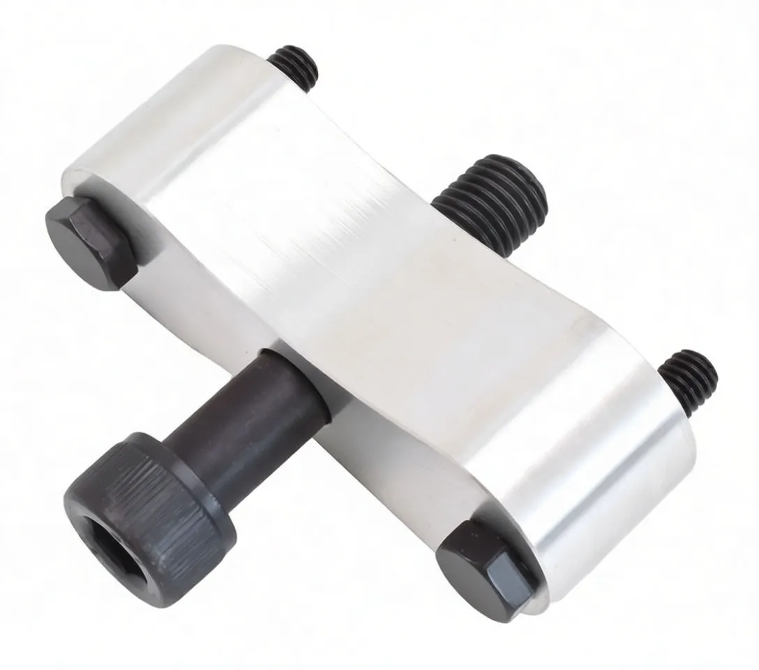 Alternator Cover Puller, Polished Aluminum Bridge with Multi-Stud Extraction