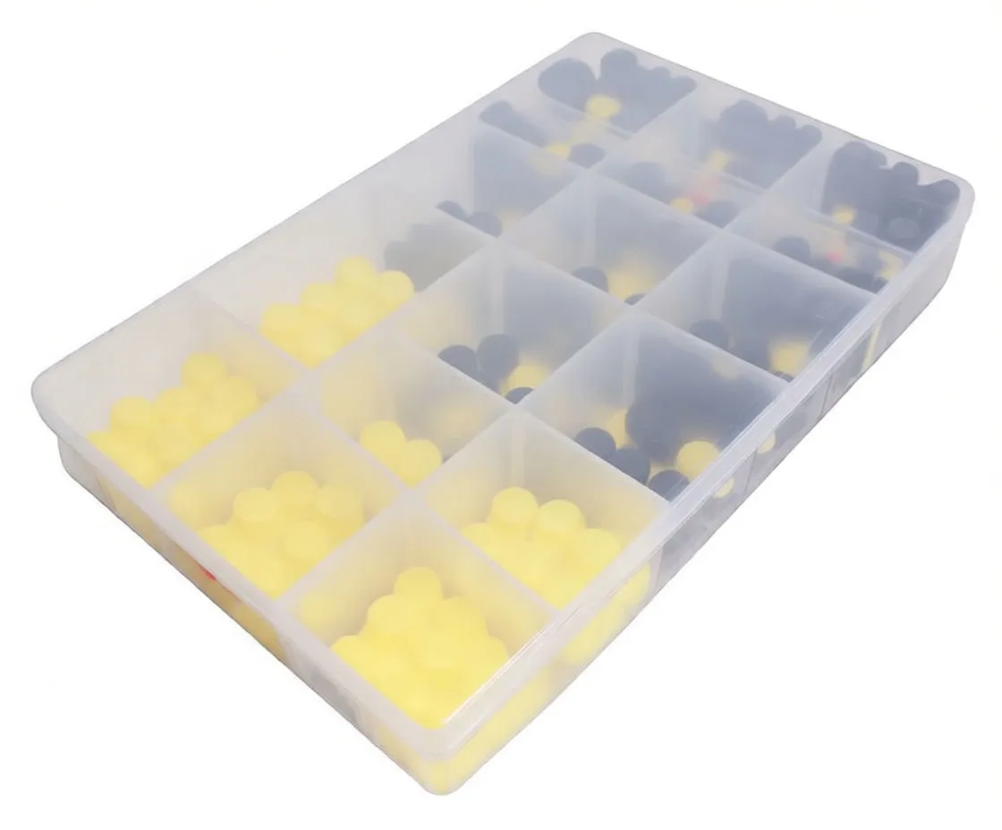 Closed case top showing branded label 'ASTA must have!', product code A-TC538, barcode and pictorial list of included connectors and counts.