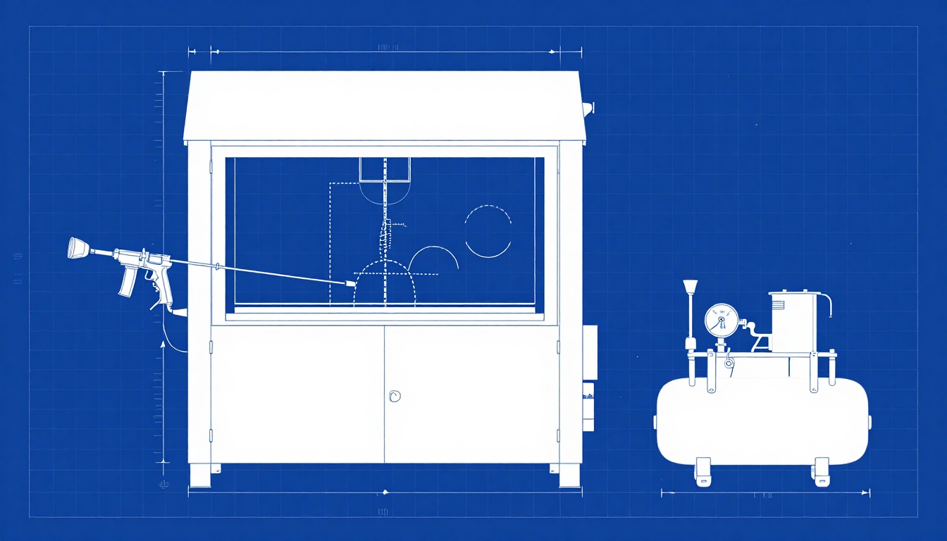 Pneumatic Sandblasting and Cleaning
