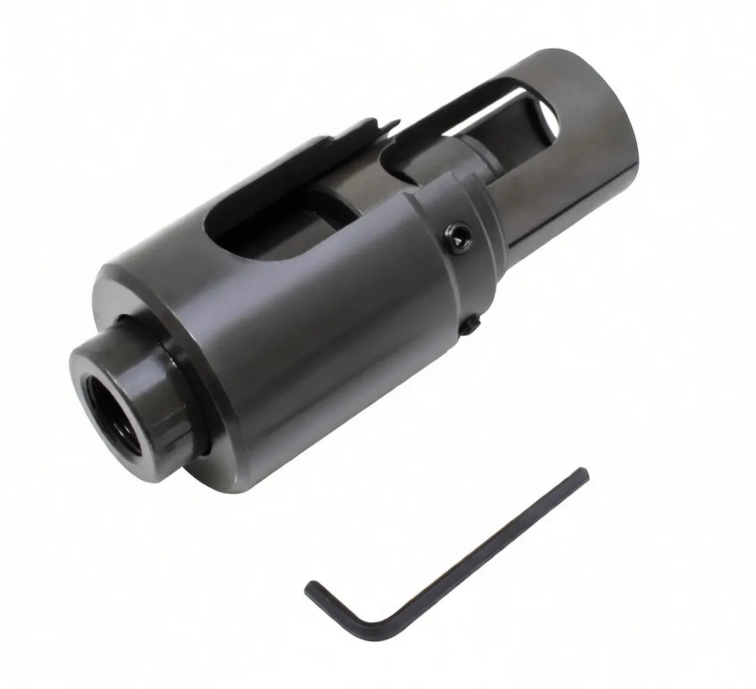 Angled shot of blue case with injector extractor tool in foam, showing cutouts on the tool and case latch