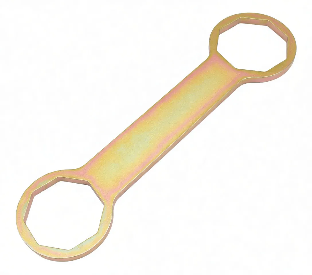 Top view of flat double box-end fork cap wrench showing 45 and 49 size markings and ASTA logo