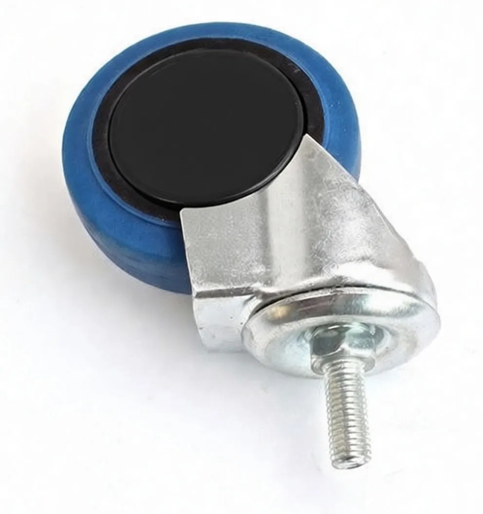 European Style Swivel Caster, 100mm Diameter, PP-Core + TPR, 90kg Load Capacity