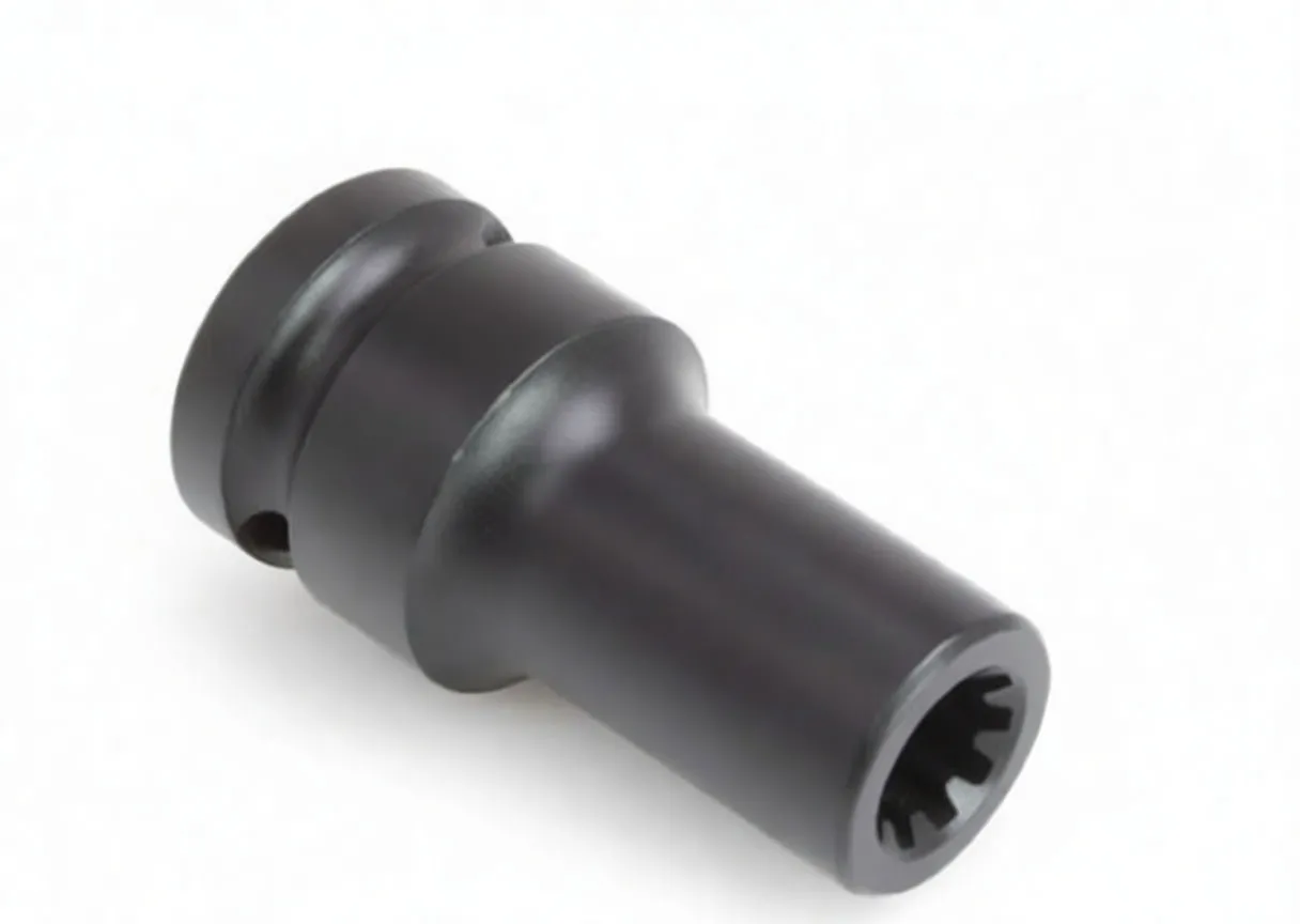 Diagonal top-down image of black brake caliper socket with 10-point recess and ASTA A-10PBC marking