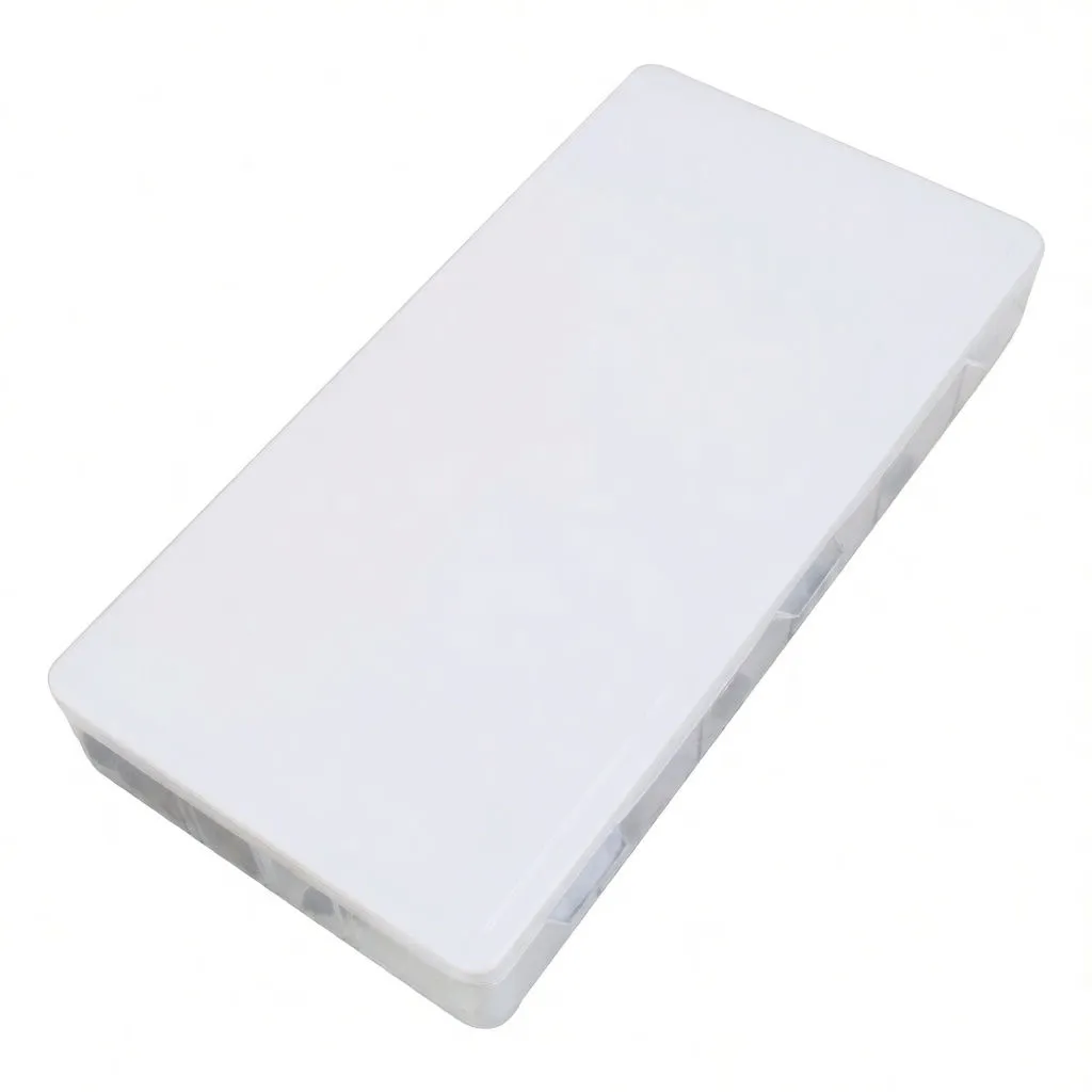 Closed translucent case showing ASTA branding, grub screw assortment label with sizes, barcode, product code A-TC545 and '160 pcs' text