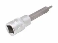 Socket-end view showing square 1/2" drive recess and hex shank