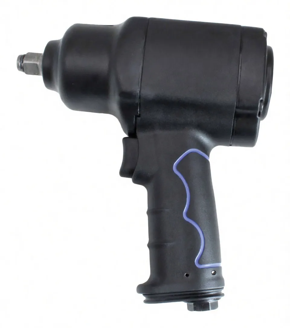 1/2-Inch Drive Composite Air Impact Wrench, Twin Hammer, 1500 Nm Breakaway Torque