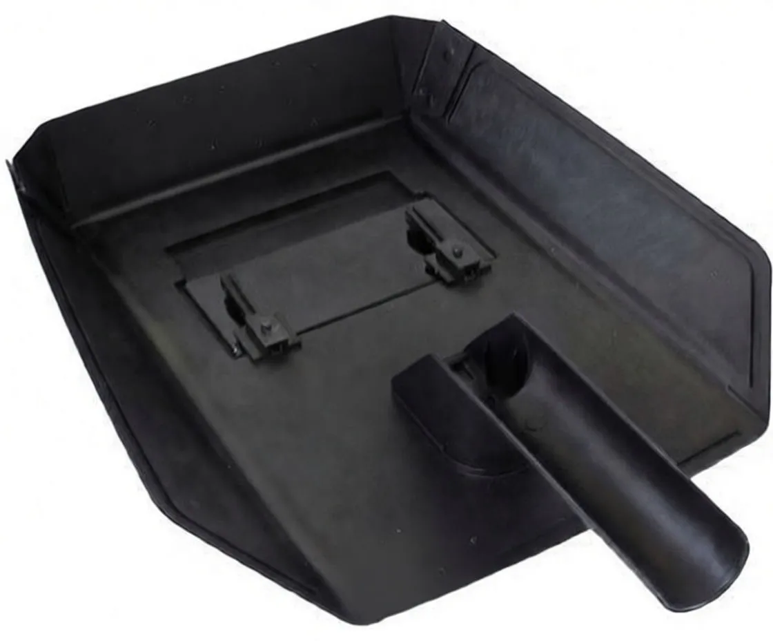 Inside view of black welding mask showing flip-up lens bracket, barcode label, and integrated handle socket