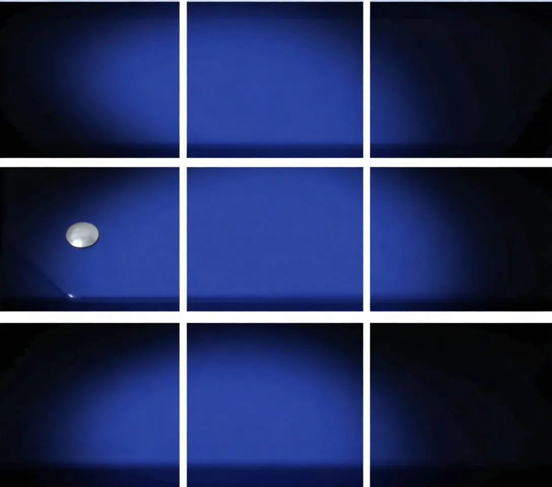 Triptych showing ASTA magnetic holder holding metal at 45°, 90° and 135° angles