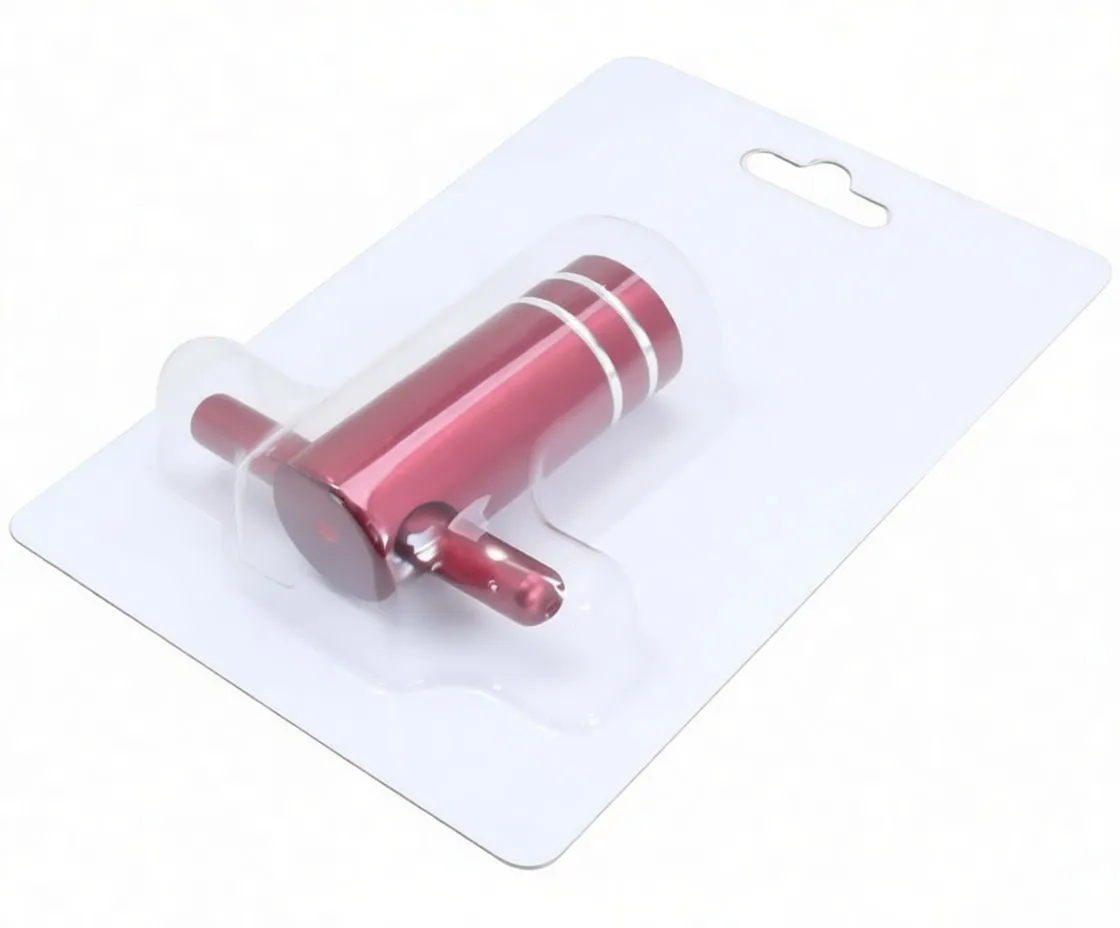 Red ASTA T-handle puller in clear blister retail packaging on branded card