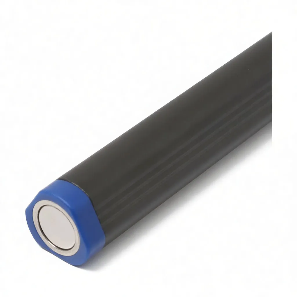 Pen lamp with COB side light on, showing broad illumination and ASTA logo on the body.