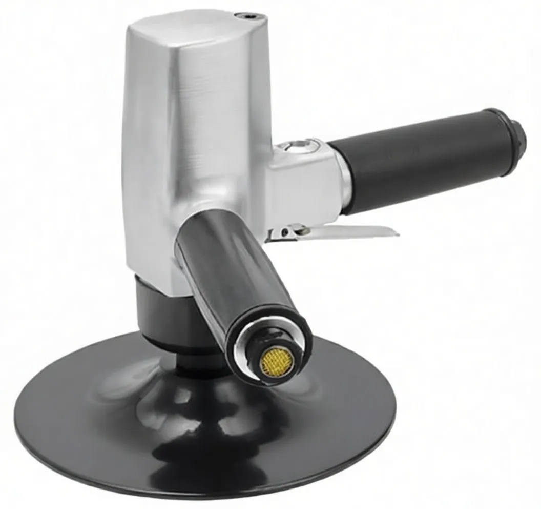 Pneumatic Disc Sander, 7-Inch, 4000 RPM, Dual-Grip Design