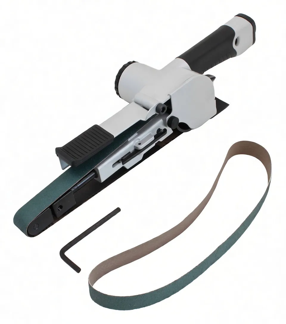 Air Belt Sander 20×520mm Articulated Sanding Arm, 16,000 RPM Pneumatic