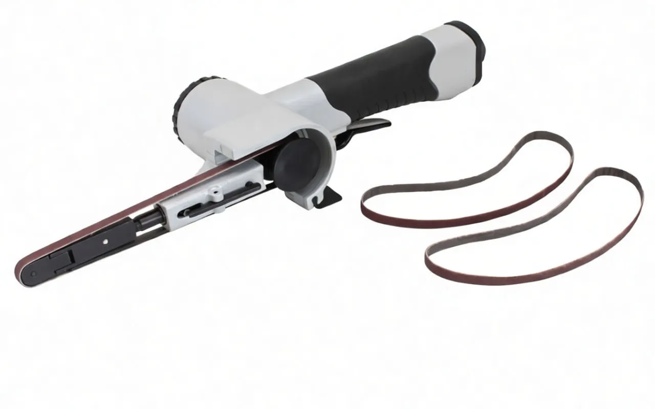 Pneumatic Belt Sander, 6x330mm, 16,000 RPM, Handheld Industrial Tool