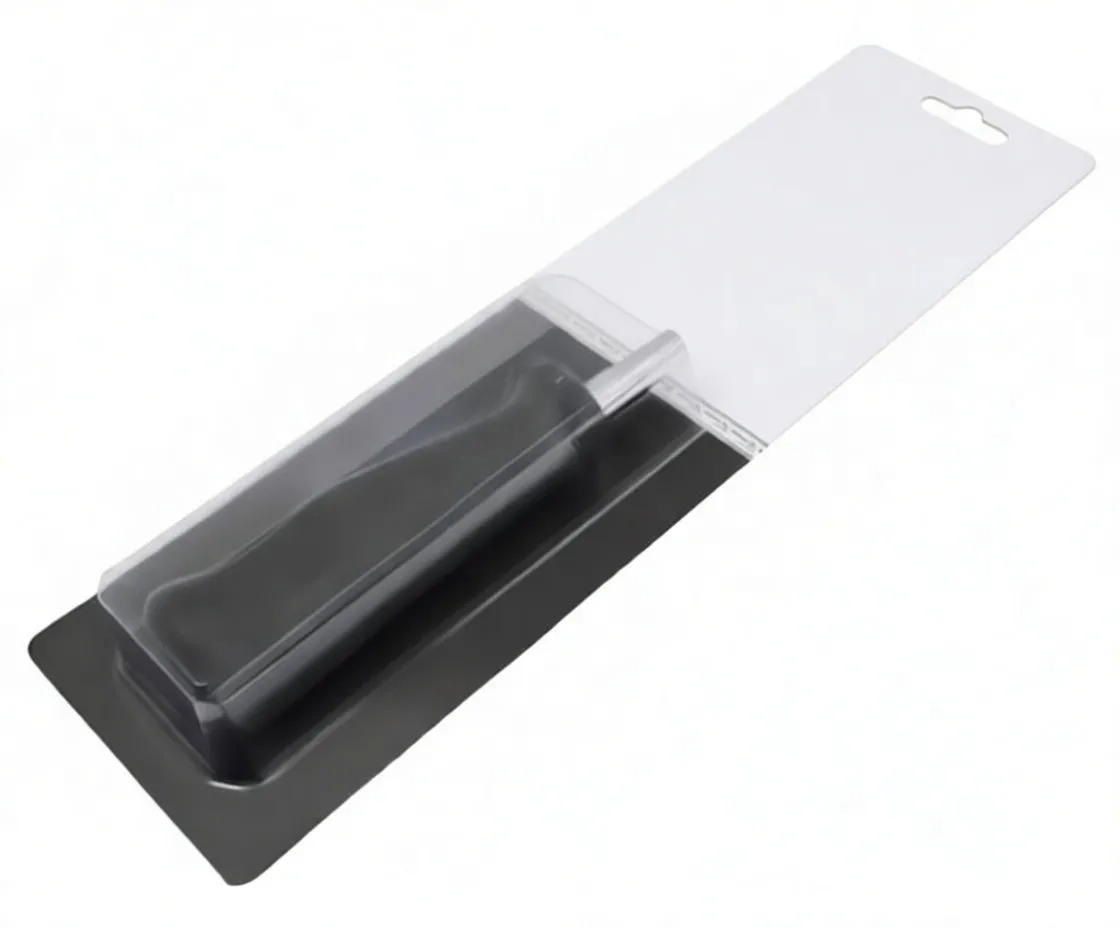 Side profile of roof grab-handle release tool showing bends in shaft and two-pronged fork tip