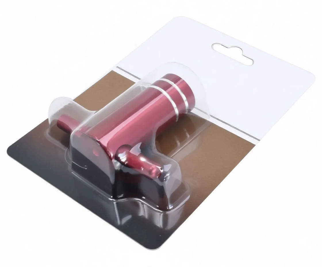 Top view of red cylindrical tool showing threaded internal cavity and ASTA text