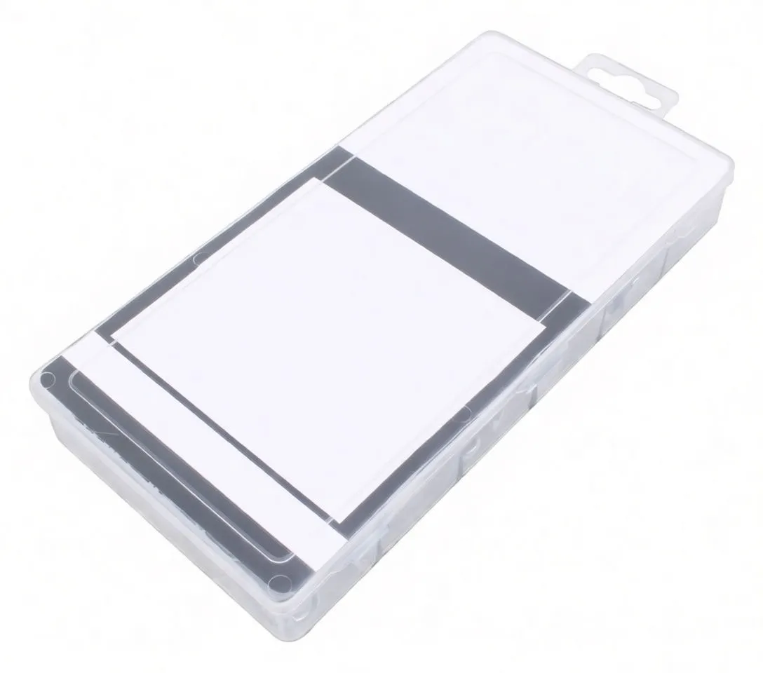 Closed case back with ASTA branding, barcode, QR code and printed contents chart.